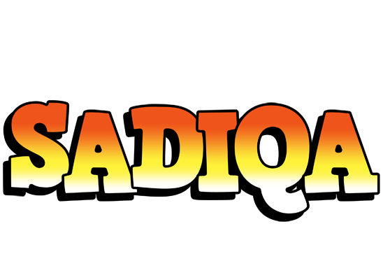 Sadiqa sunset logo