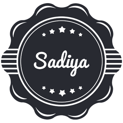 Sadiya badge logo