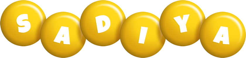 Sadiya candy-yellow logo