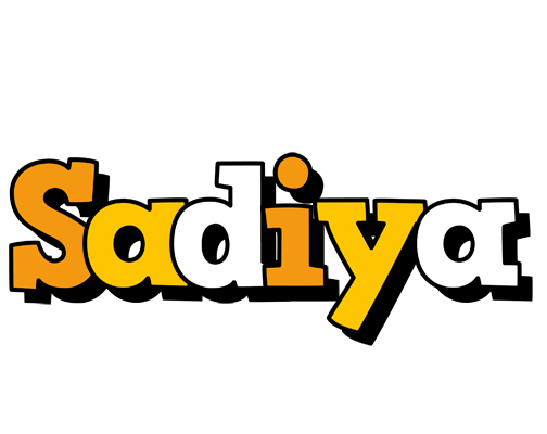 Sadiya cartoon logo