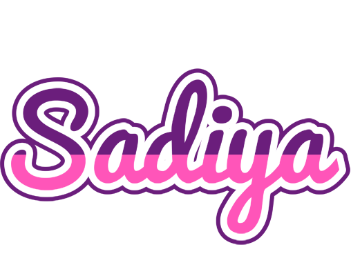 Sadiya cheerful logo