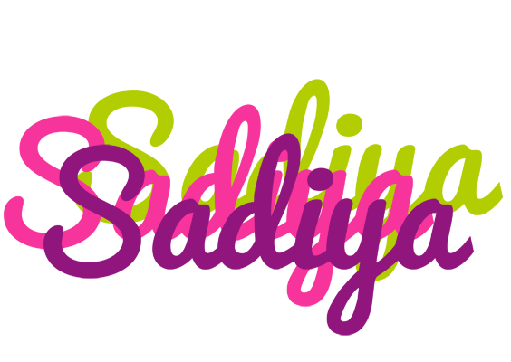 Sadiya flowers logo