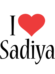 Sadiya i-love logo