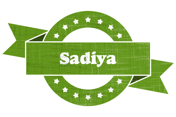 Sadiya natural logo