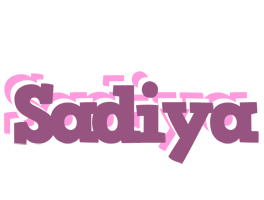 Sadiya relaxing logo