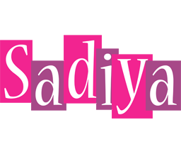 Sadiya whine logo