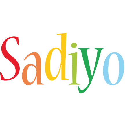Sadiyo birthday logo