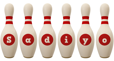 Sadiyo bowling-pin logo