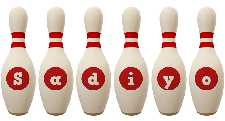 Sadiyo bowling-pin logo