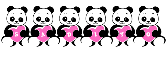 Sadiyo love-panda logo