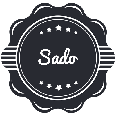 Sado badge logo