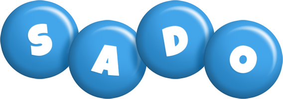 Sado candy-blue logo