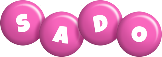 Sado candy-pink logo