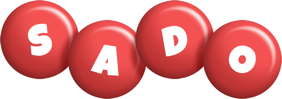 Sado candy-red logo