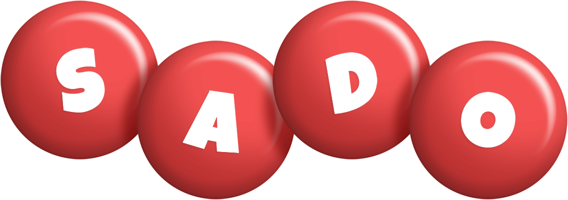 Sado candy-red logo