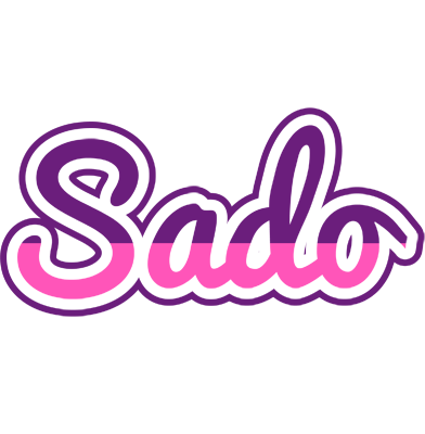 Sado cheerful logo