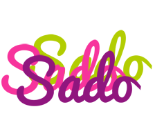 Sado flowers logo