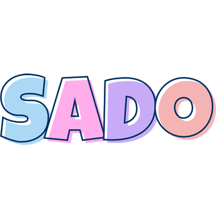 Sado pastel logo