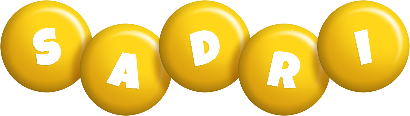 Sadri candy-yellow logo