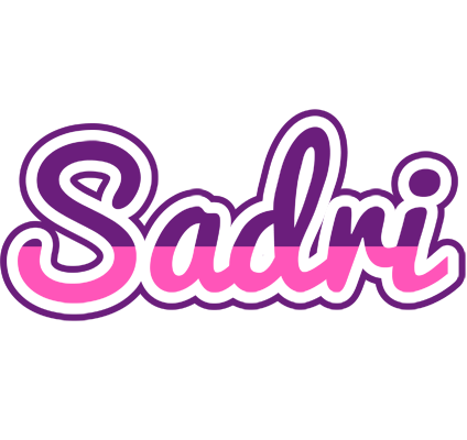 Sadri cheerful logo
