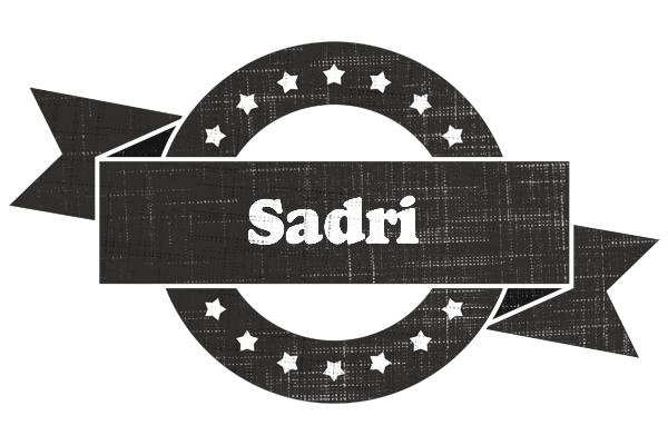 Sadri grunge logo