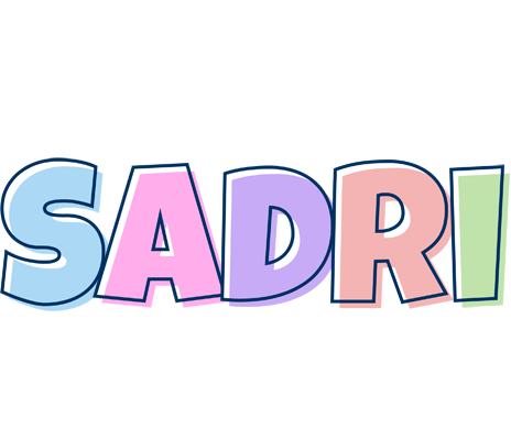 Sadri pastel logo