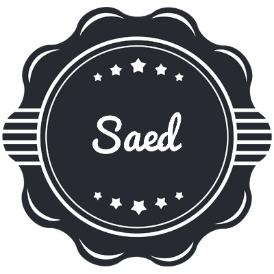 Saed badge logo