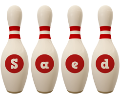 Saed bowling-pin logo