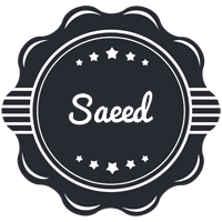 Saeed badge logo