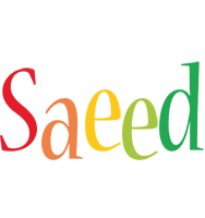 Saeed birthday logo