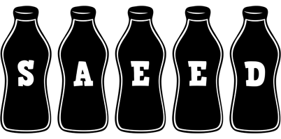 Saeed bottle logo