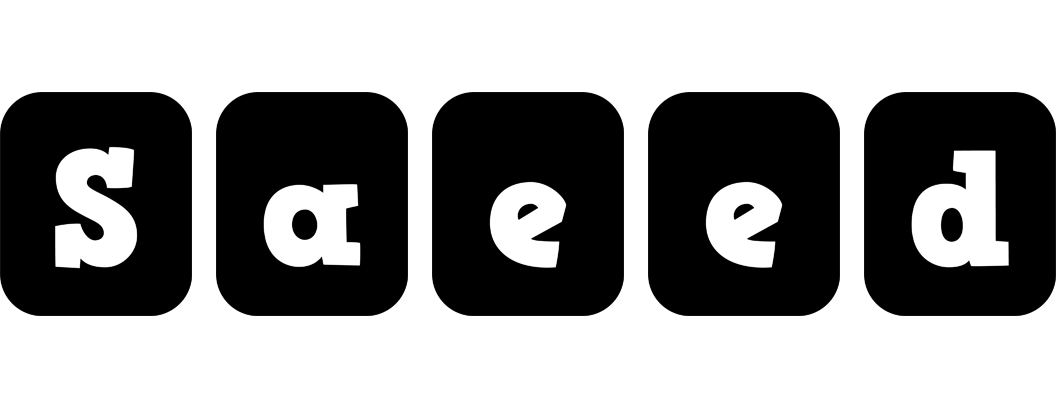 Saeed box logo