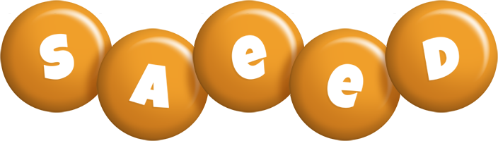 Saeed candy-orange logo