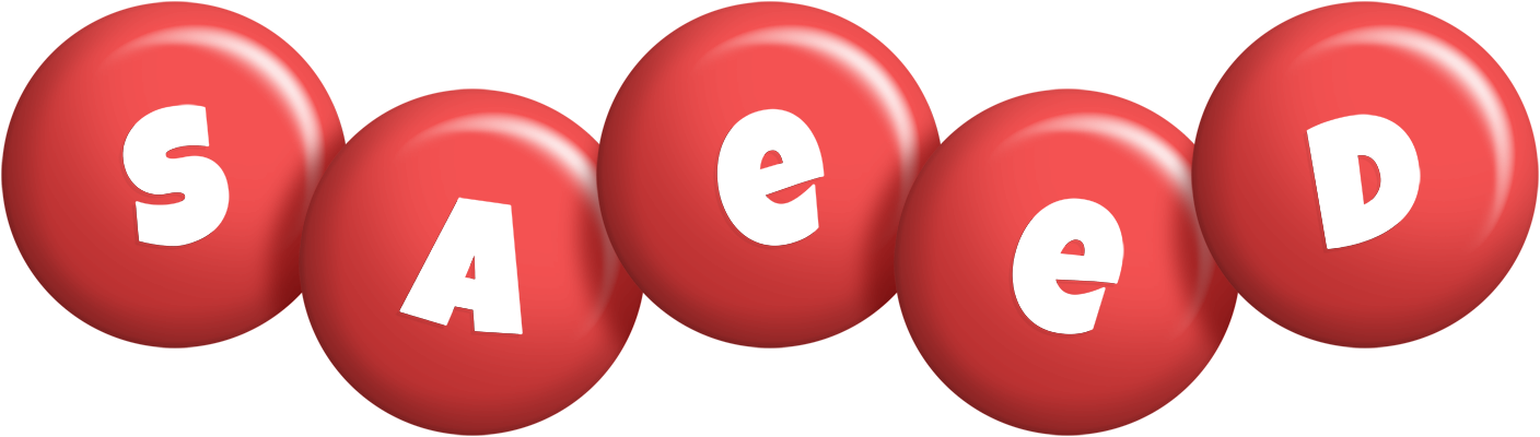 Saeed candy-red logo