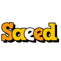 Saeed cartoon logo