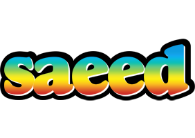 Saeed color logo