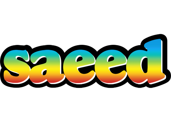 Saeed color logo