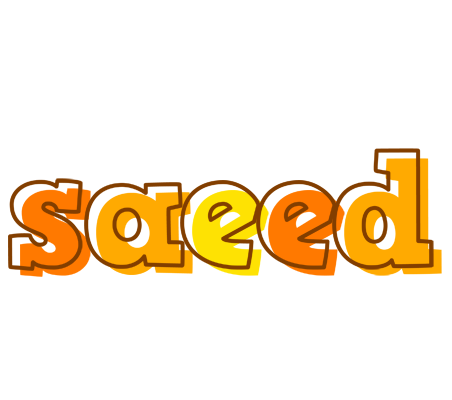 Saeed desert logo