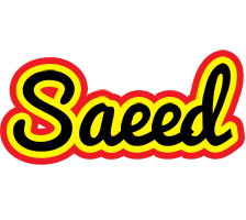 Saeed flaming logo