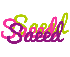 Saeed flowers logo