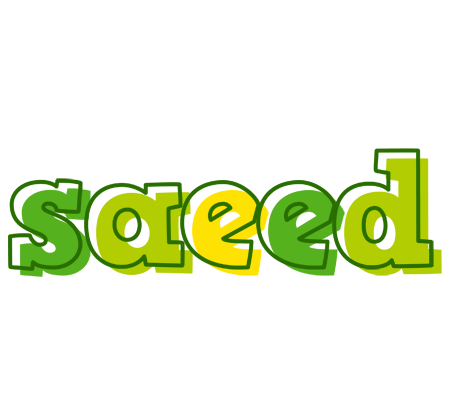Saeed juice logo
