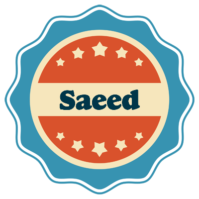 Saeed labels logo