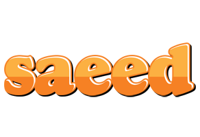 Saeed orange logo