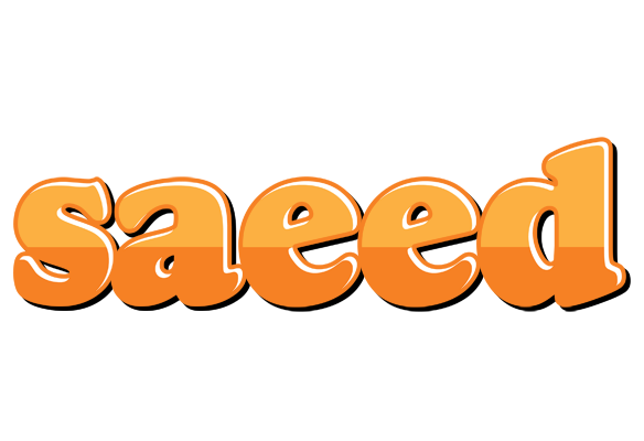 Saeed orange logo