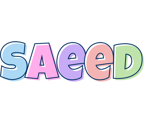 Saeed pastel logo