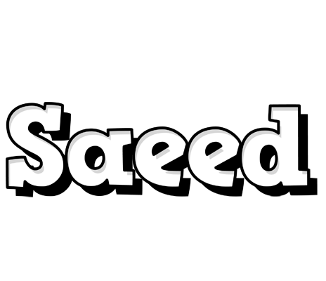 Saeed snowing logo