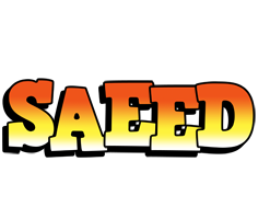 Saeed sunset logo
