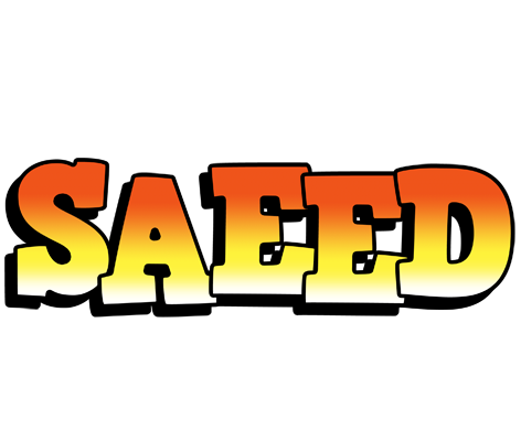 Saeed sunset logo