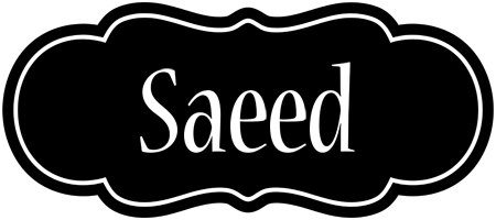 Saeed welcome logo