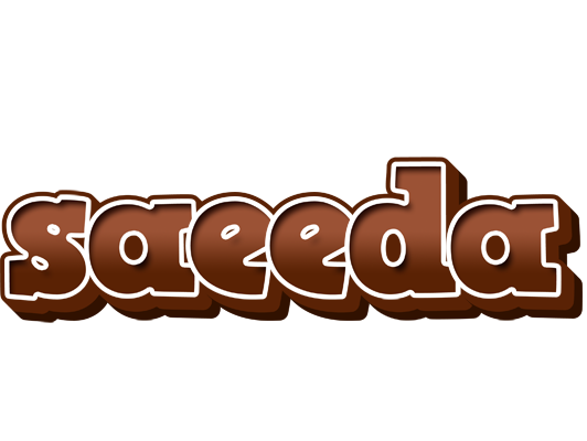 Saeeda brownie logo